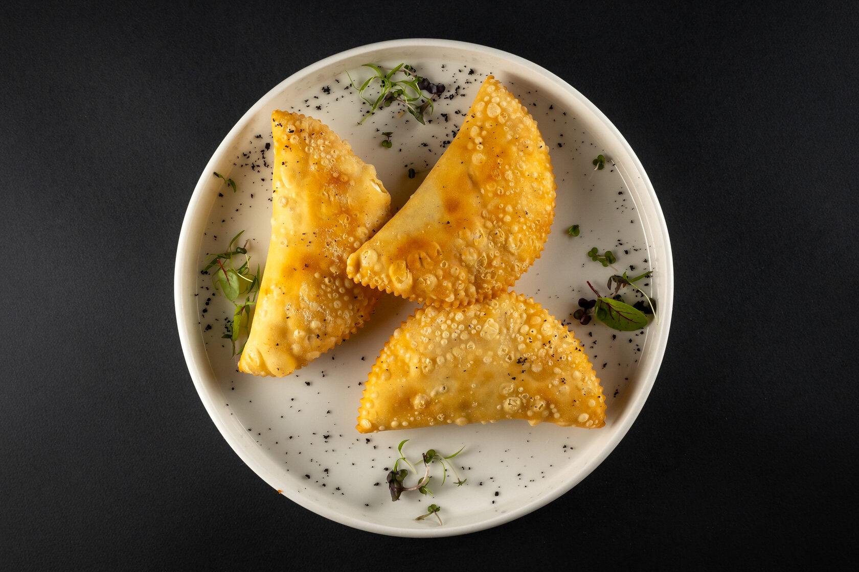 Мини-Чебуреки с креветками